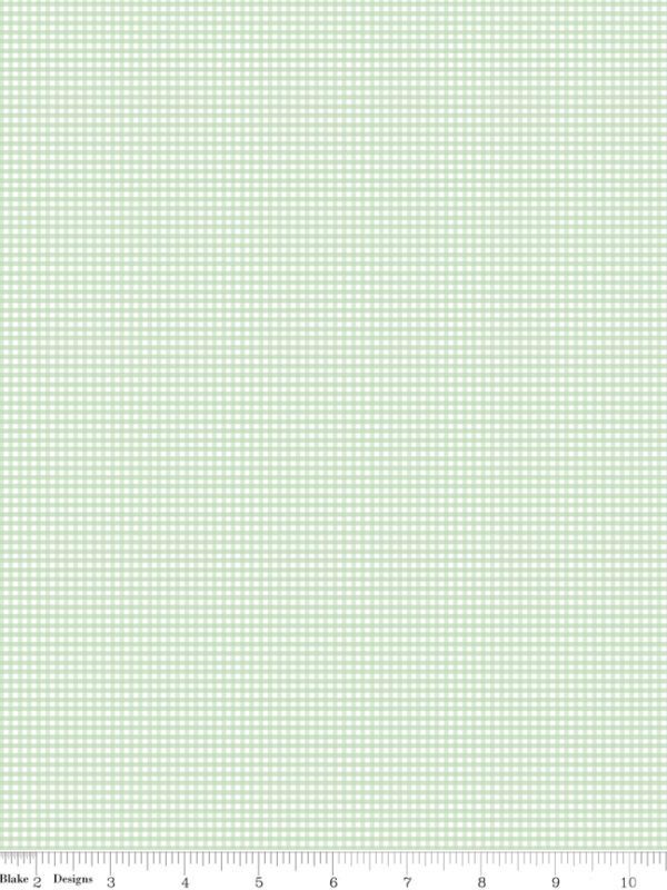 Micro Gingham Mint