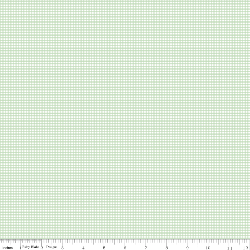 Micro Gingham Mint