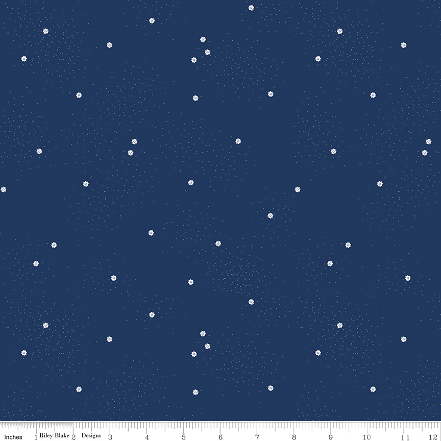 Dainty Daisy Navy