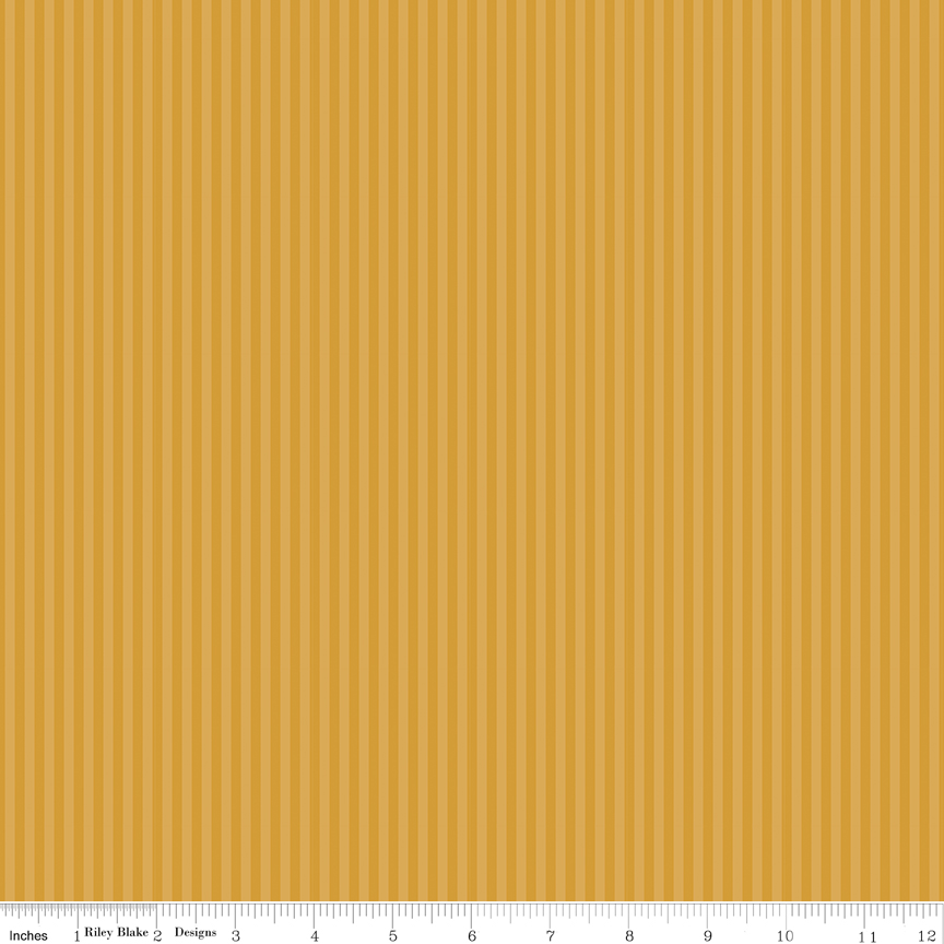 1/8" Tonal Stripe Golden