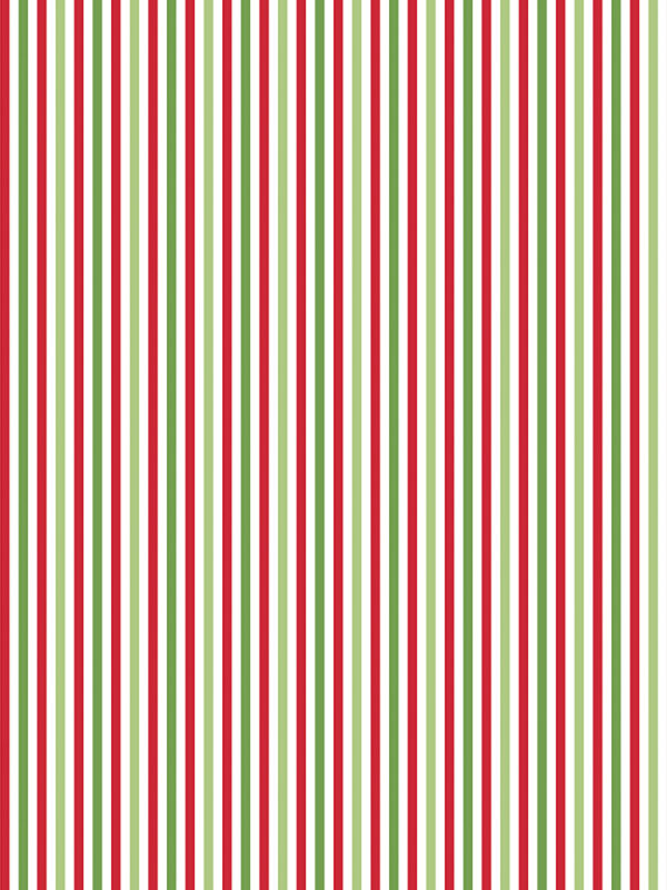 Christmas Stripe Fabric 1/8 inch stripes