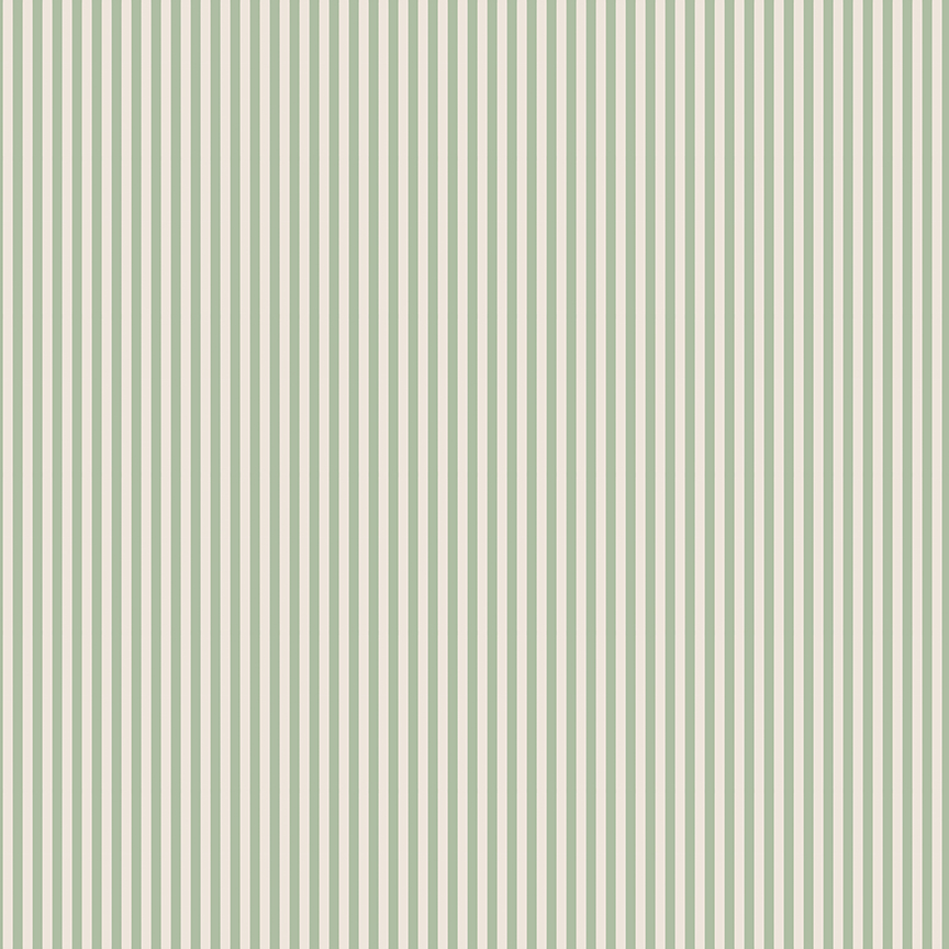 1/8" Stripe on Ivory Sage