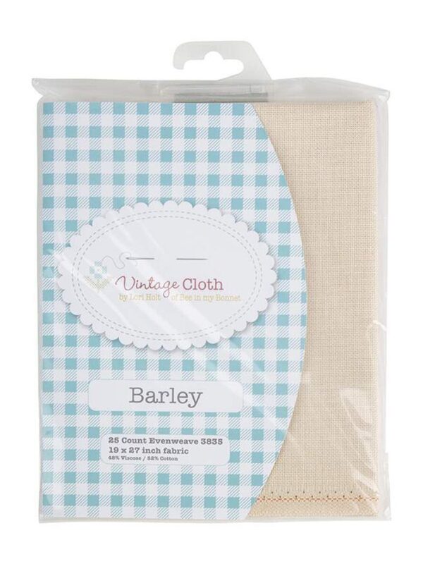 Vintage Cloth Barley 25 count evenweave fabric by Lori Holt of Bee in my Bonnet, size 19 x 27 inches.