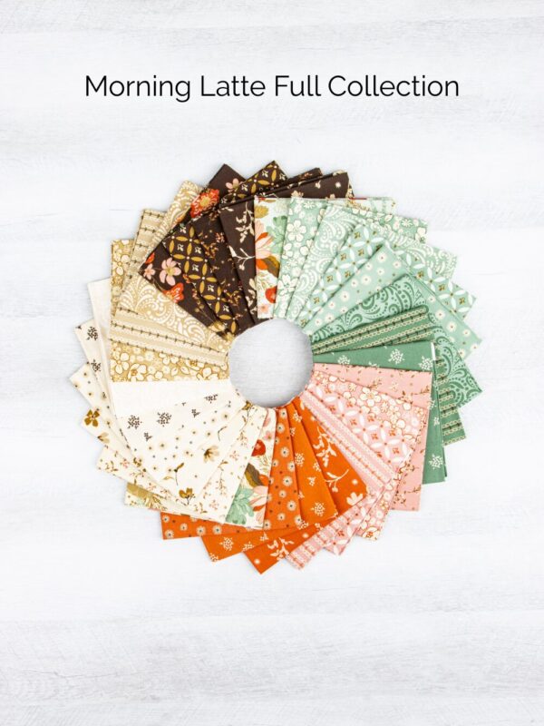 Morning Latte Petite Fat Quarter Bundles by Sandy Gervais for Riley Blake Designs, featuring curated colorway selections.