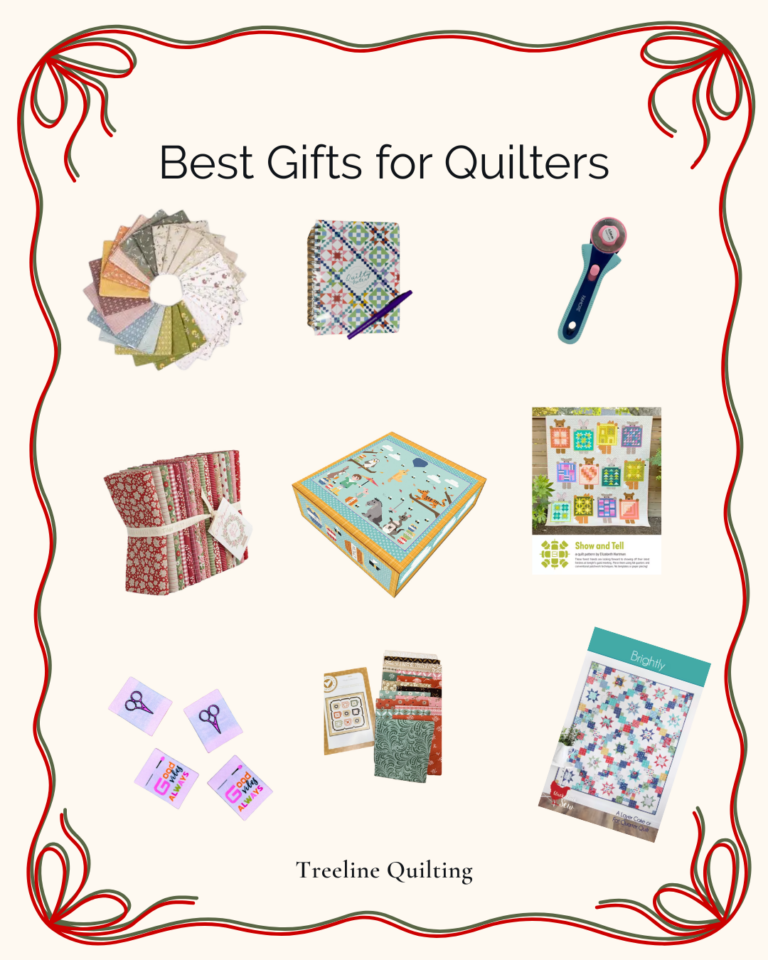 A photo array of the best gifts for quilters
