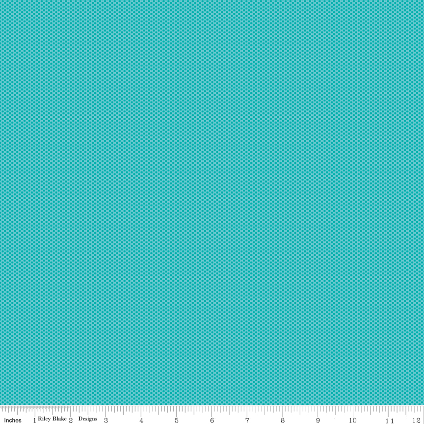 Poparazzi Peacock fabric by Riley Blake Designs teal basic quilting fabric