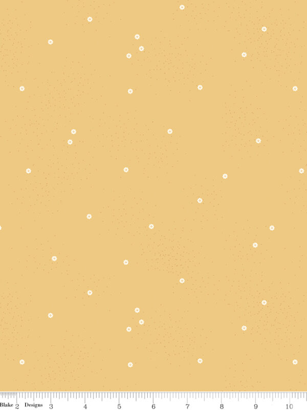 Dainty Daisy Honey fabric by Riley Blake Designs floral quilting fabric