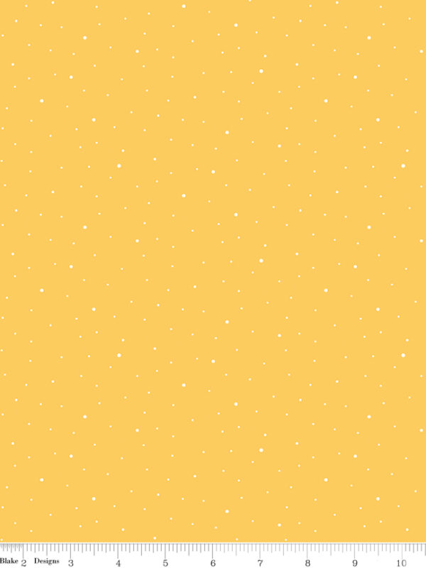 Dapple Dot Yellow fabric by Riley Blake Designs yellow dot quilting fabric
