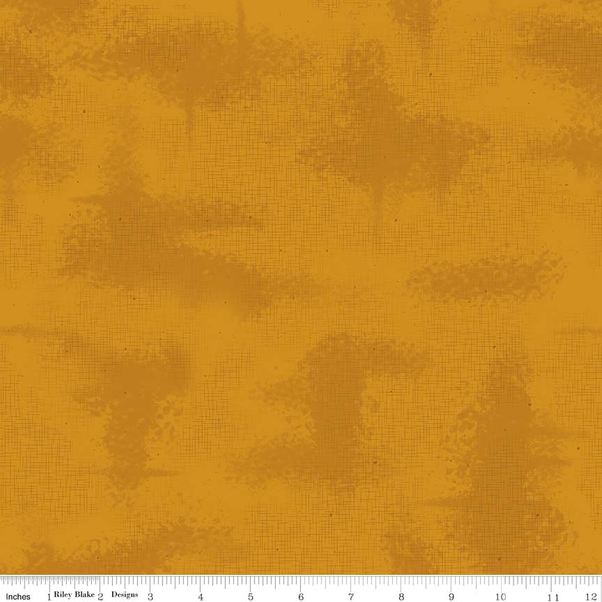 Shabby Butterscotch fabric by Riley Blake Designs golden yellow textured quilting fabric