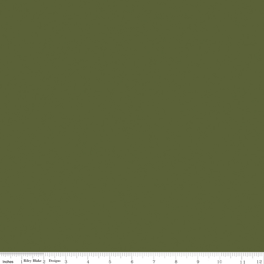 Confetti Cotton Avocado fabric by Riley Blake Designs green solid quilting fabric
