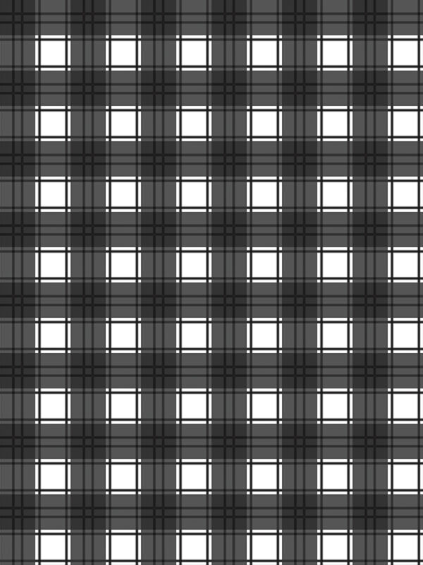 Evergreen Wishes Plaid Black fabric with traditional black plaid pattern