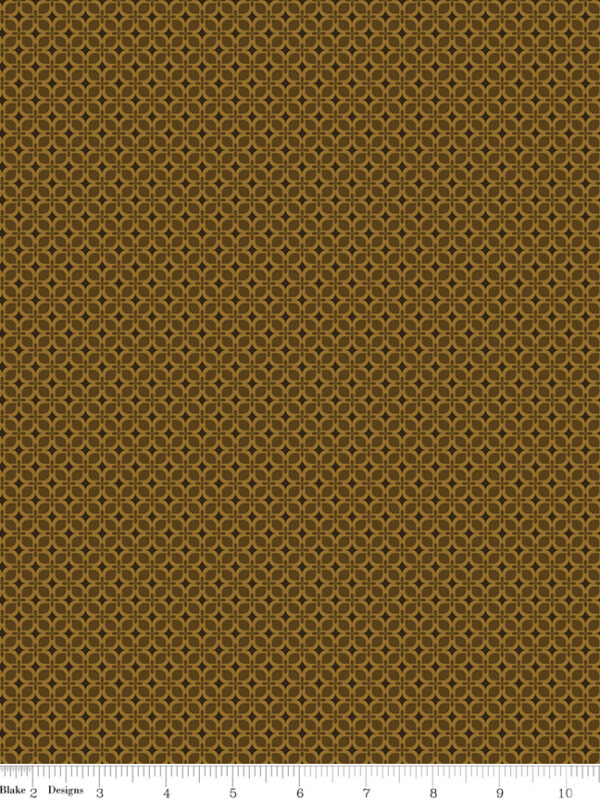 Bountiful Geometric Suede fabric with geometric leaf pattern