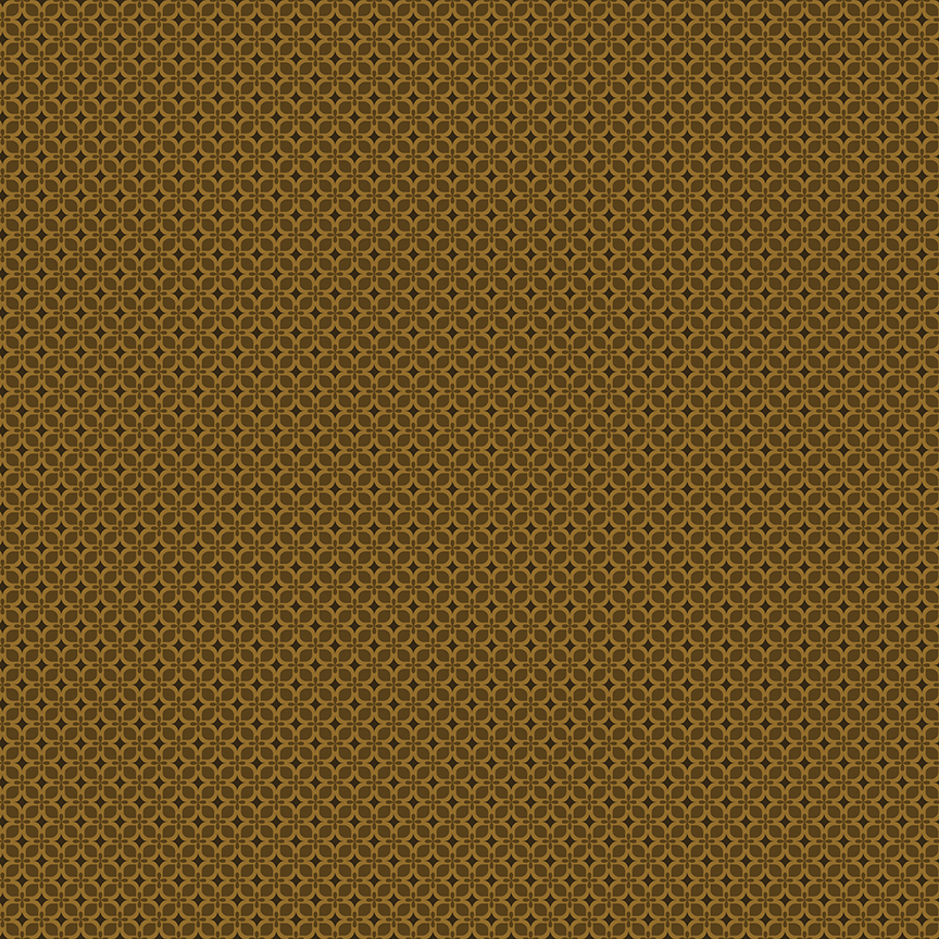 Bountiful Geometric Suede fabric with geometric leaf pattern