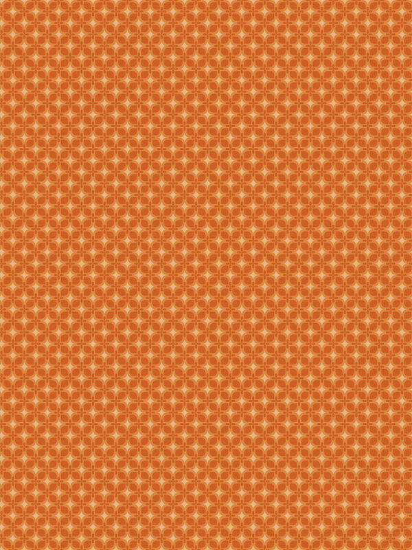 Bountiful Geometric Autumn fabric with geometric leaf pattern in fall colors