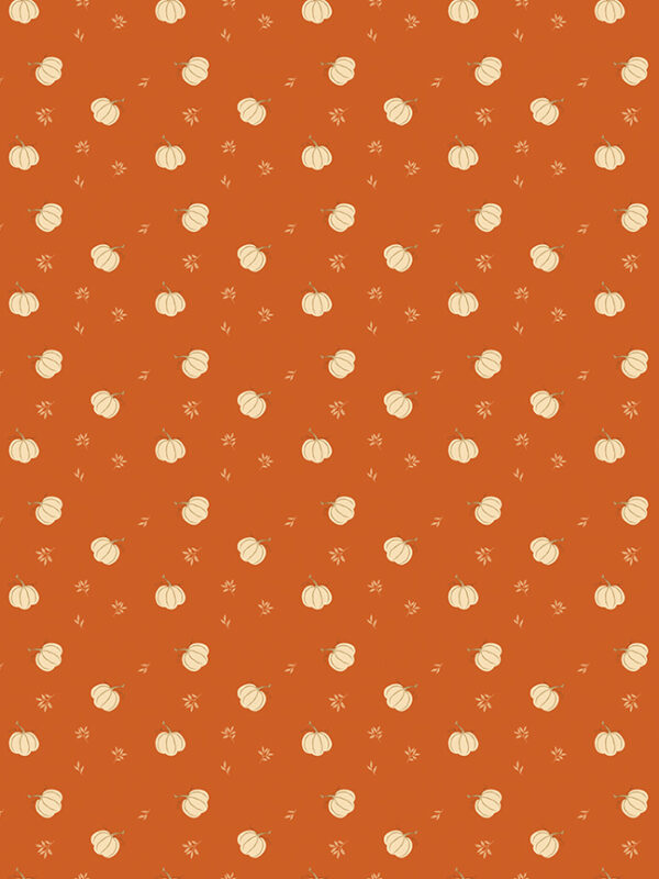 Bountiful Pumpkins Autumn fabric with pumpkins and leaves in fall colors