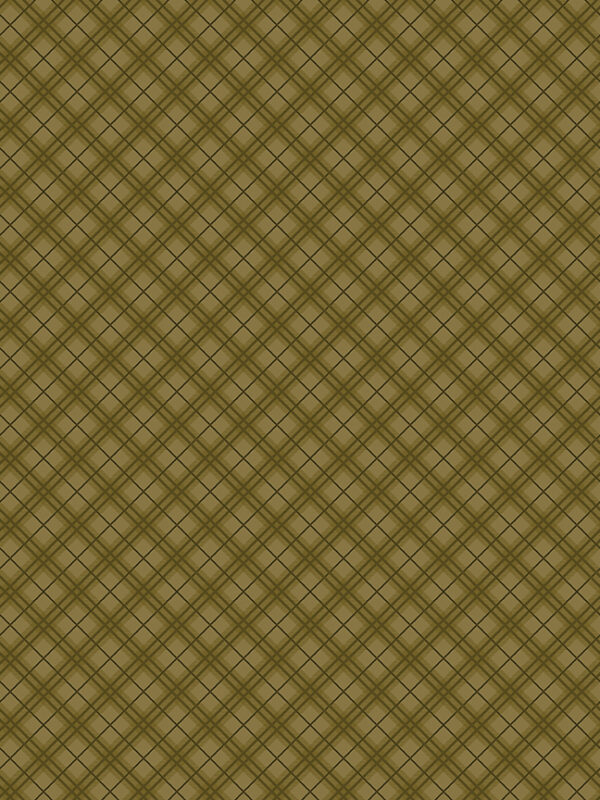Bountiful Plaid Green fabric with tonal diagonal plaid pattern