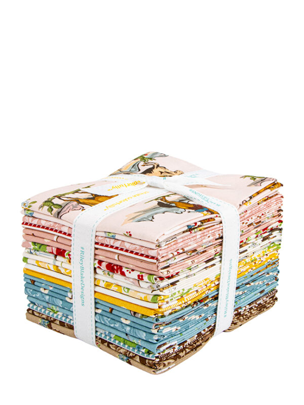 Cowgirl fat quarter bundle by Echo Park for Riley Blake Designs with 21 western themed fabrics