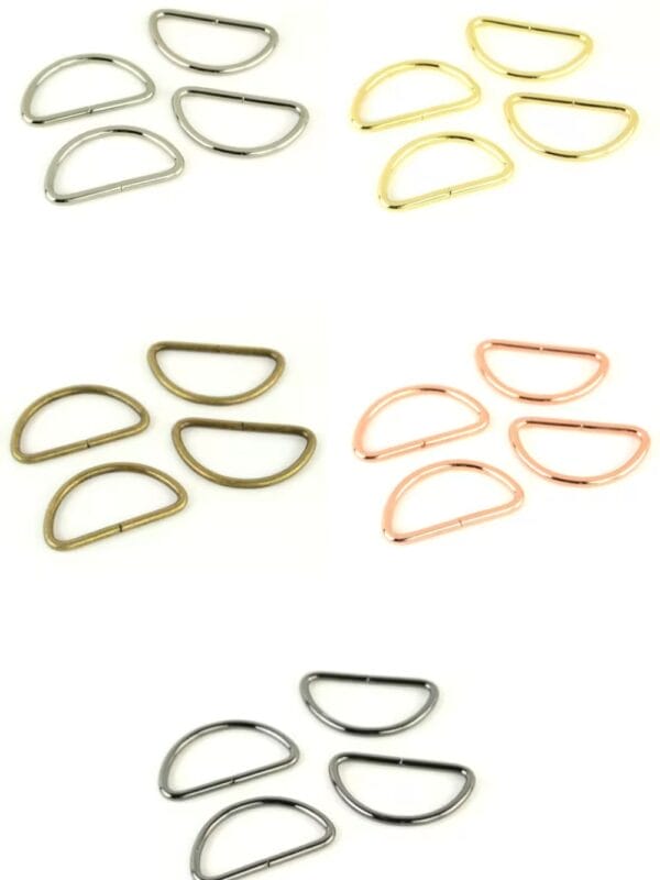 Sallie Tomato 1.5 inch D rings bag hardware