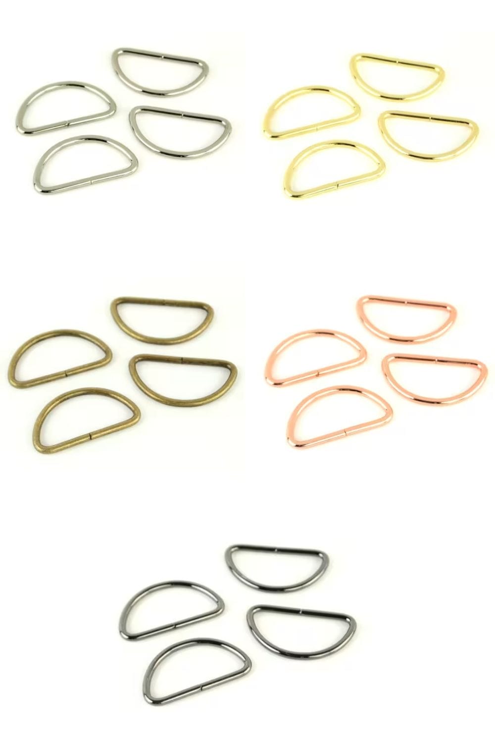 Sallie Tomato 1.5 inch D rings bag hardware