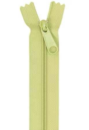 By Annie 24 inch double slide zipper Apple Green