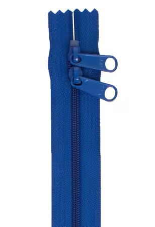 By Annie 30 inch double slide zipper Blastoff Blue