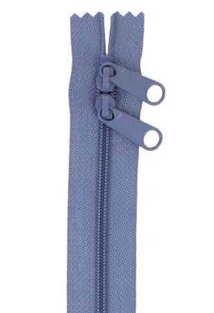 By Annie 30 inch double slide zipper Country Blue