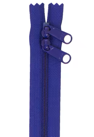 By Annie 30 inch double slide zipper Cobalt