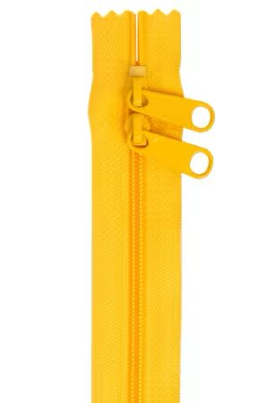 By Annie 30 inch double slide zipper Buttercup