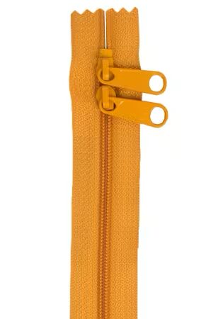 By Annie 30 inch double slide zipper Gold