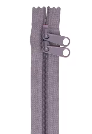 By Annie 30 inch double slide zipper Gunmetal Gray