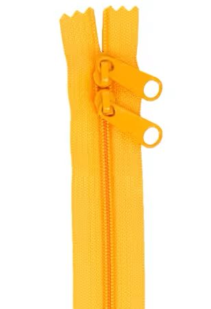 By Annie 30 inch double slide zipper Papaya