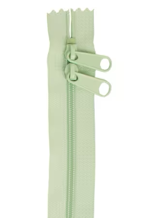 By Annie 30 inch double slide zipper Light Mint