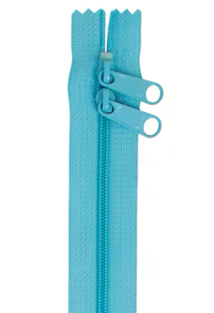 By Annie 30 inch double slide zipper Parrot Blue