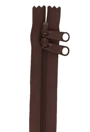 By Annie 30 inch double slide zipper Sable