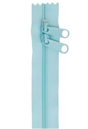 By Annie 30 inch double slide zipper Robins Egg Blue