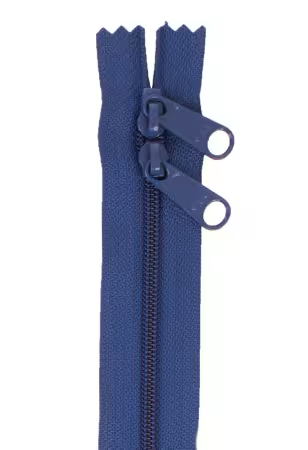 By Annie 30 inch double slide zipper Union Blue