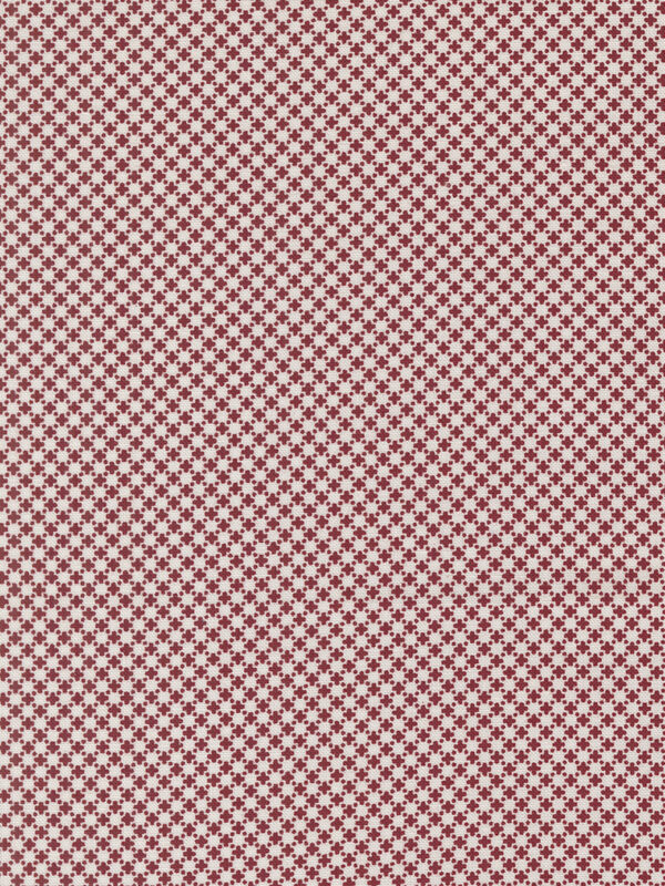 American Gatherings III Cross Stitch Blender fabric cloud crimson