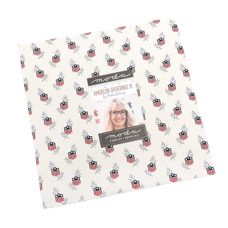 American Gatherings III Layer Cake 10 inch fabric squares