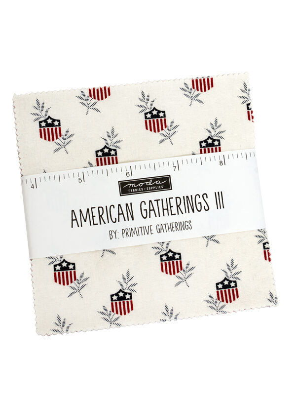 American Gatherings III Charm Pack 5 inch fabric squares
