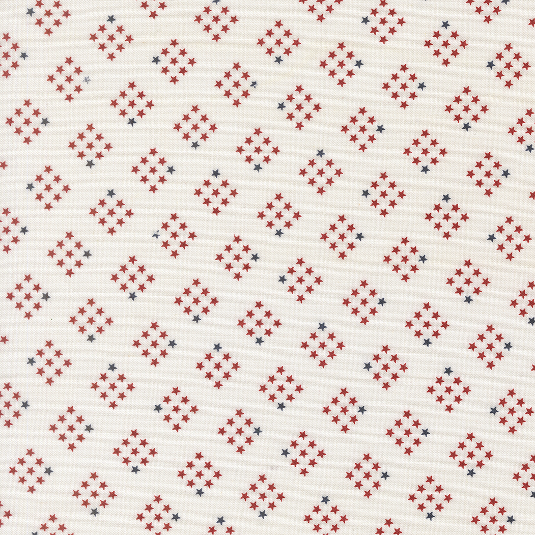 Independence Day vanilla stars fabric Sweetwater Moda yardage