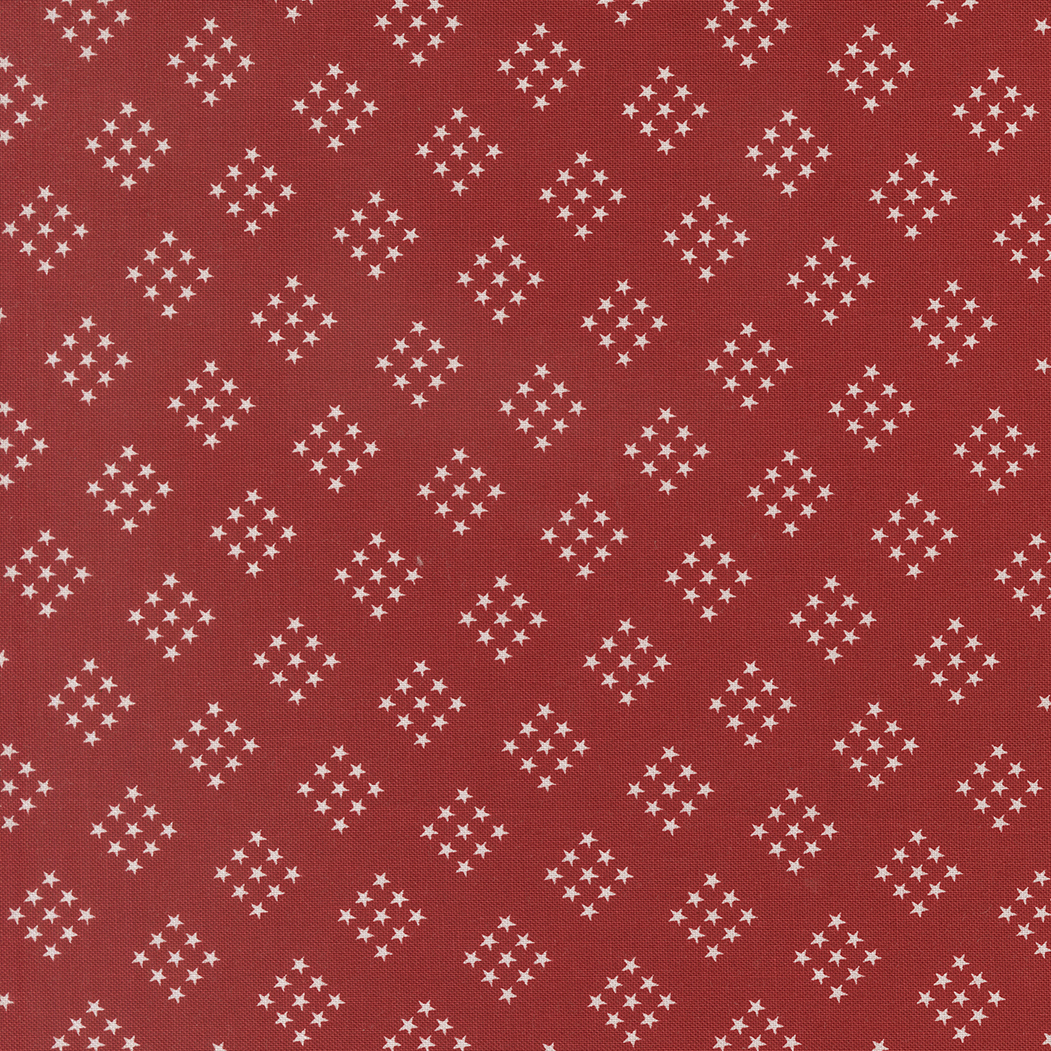 Independence Day red stars fabric Sweetwater Moda yardage