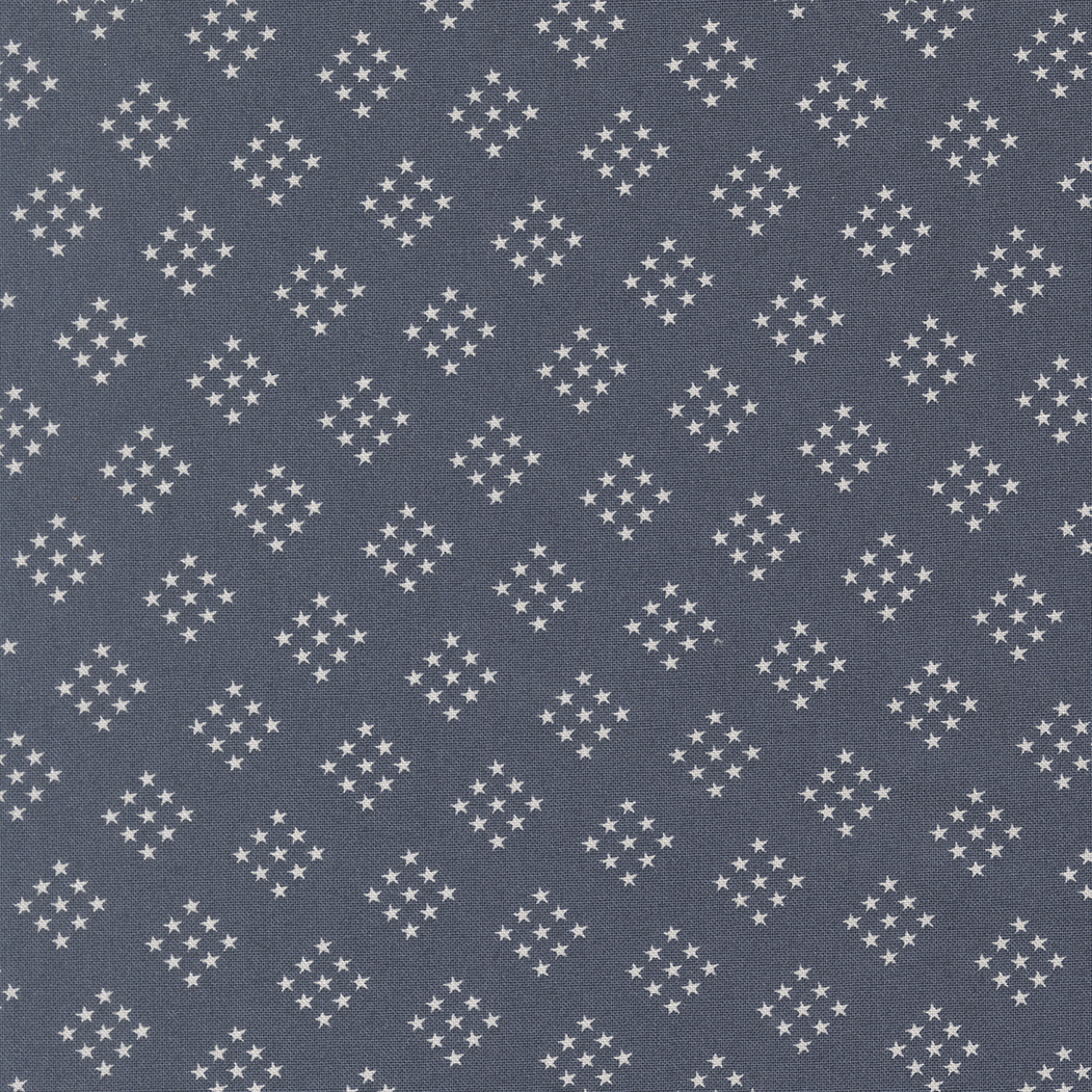 Independence Day indigo stars blender fabric Sweetwater Moda yardage