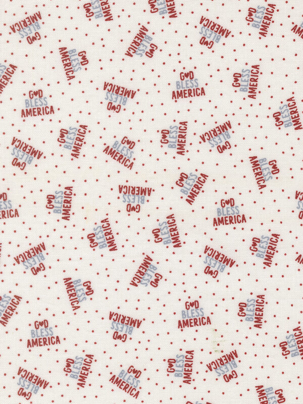 Independence Day vanilla God bless America fabric Sweetwater Moda yardage