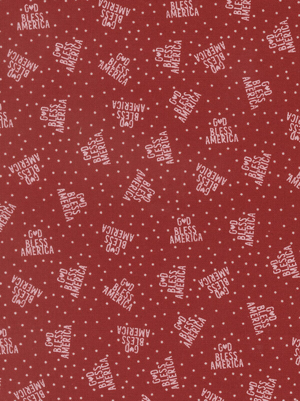 Independence Day red God bless America fabric Sweetwater Moda yardage