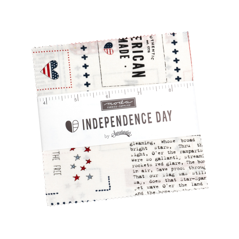 Independence Day charm pack Sweetwater Moda fabric