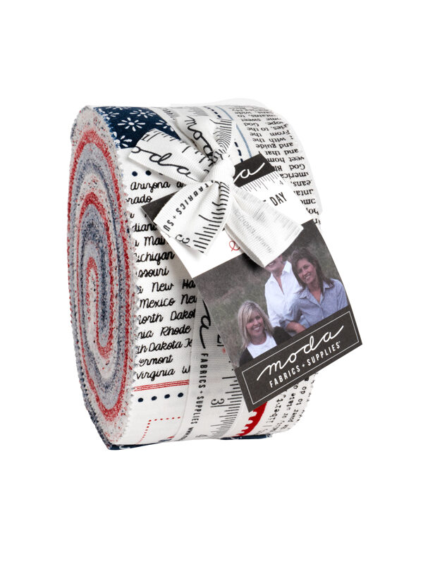 Independence Day jelly roll Sweetwater Moda fabric