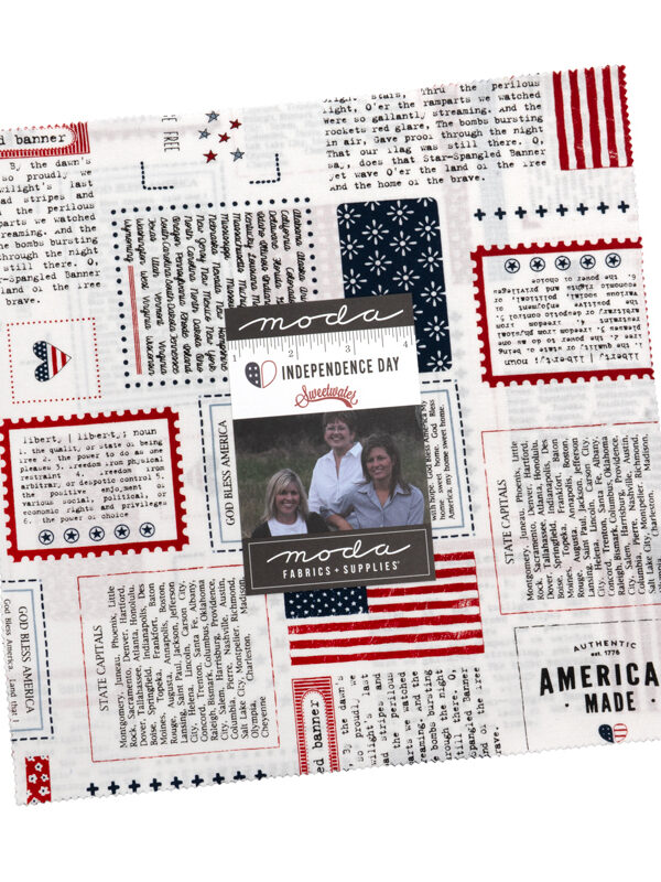 Independence Day layer cake Sweetwater Moda fabric