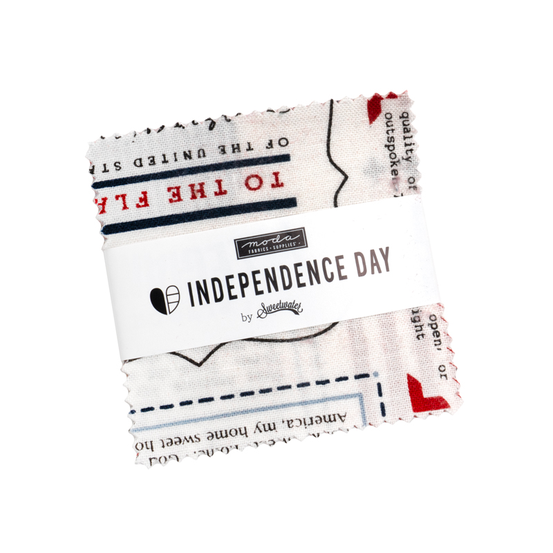 Independence Day mini charm pack Sweetwater Moda fabric