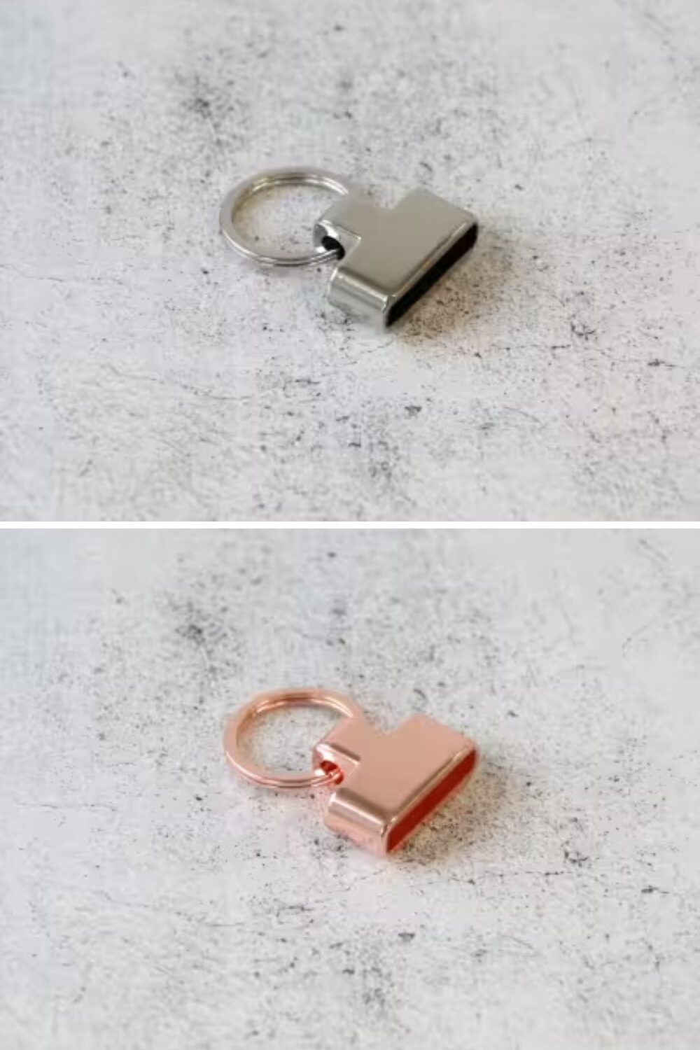 Sallie Tomato screw in key fobs for keychains and wristlets