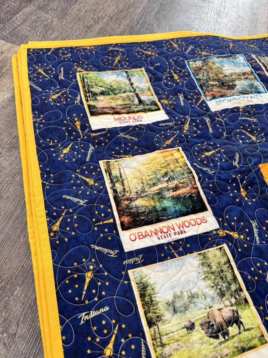 Borders on a completed quilt